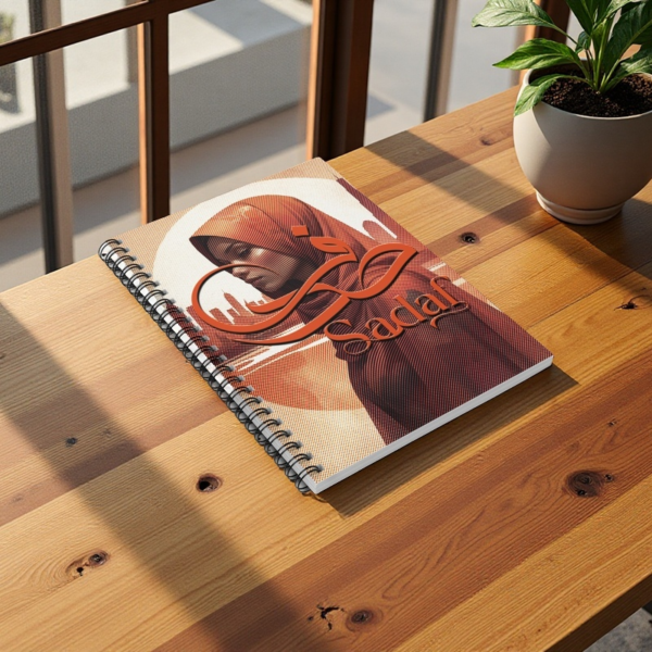 Personalized Sadaf Arabic Calligraphy Notebook - 200 Ruled Pages A5 Executive Journal by BinMahmood Pakistan