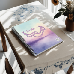Farida Name Artistry Spiral Notebook