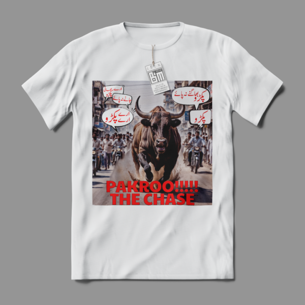 Pakroo! The Chase T-Shirt - Funny Eid Ul Adha Meme