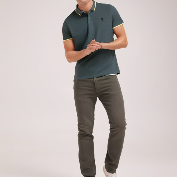 Pique Comfort Polo Grey